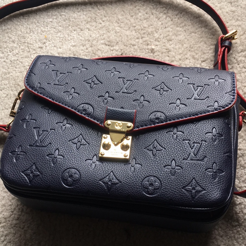 Purse handbag crossbody pochette Métis leather